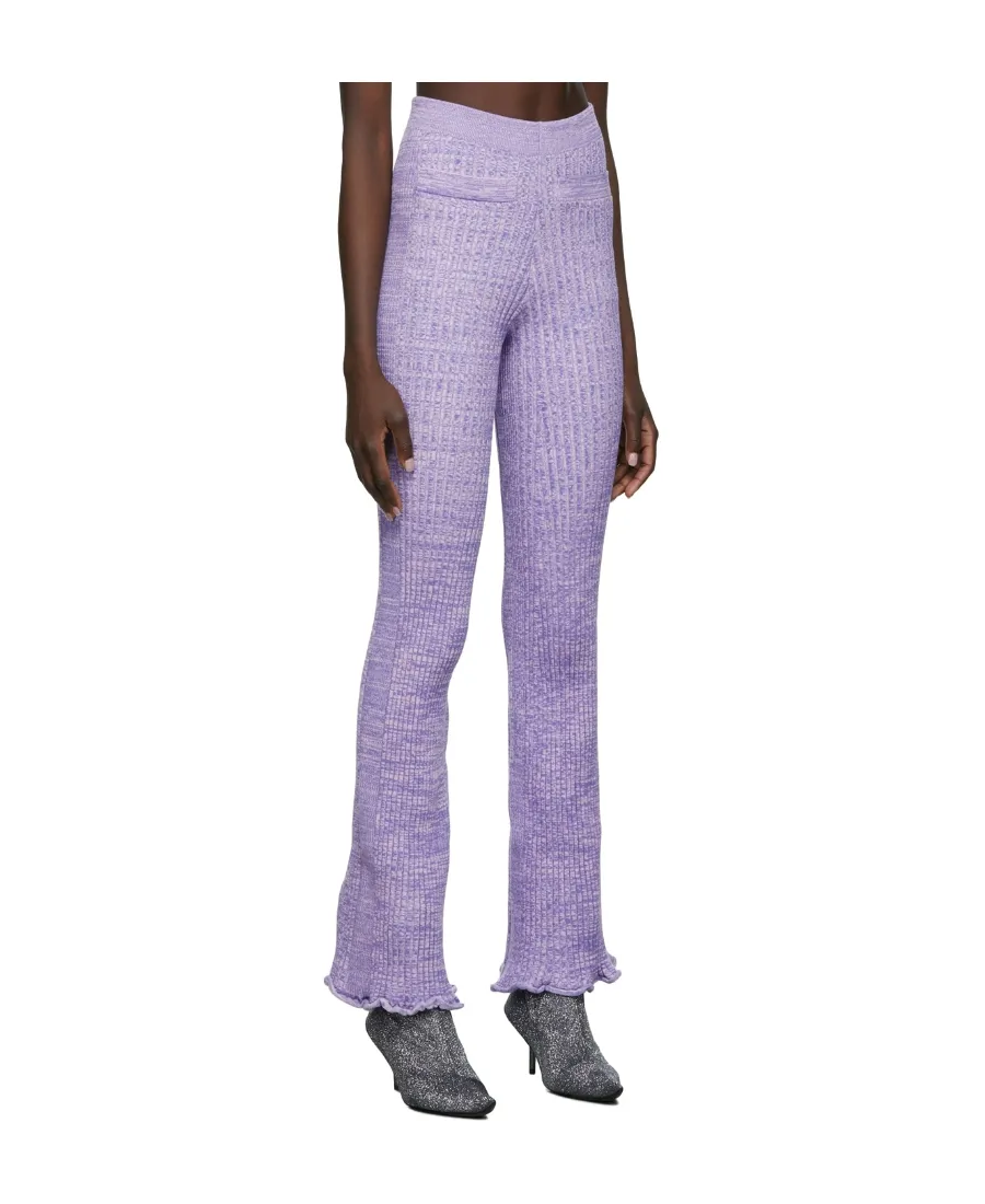 Logo High-Rise Knitted Pants