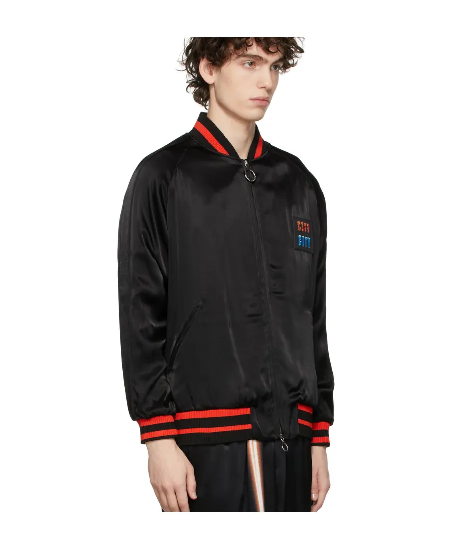 Logo Label Casual Jacket