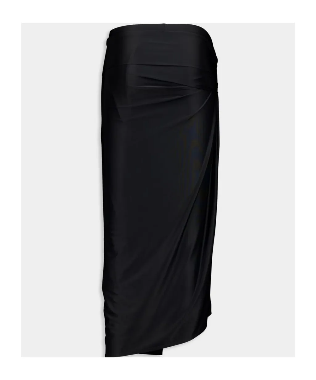 Jupe Draped Maxi Skirt