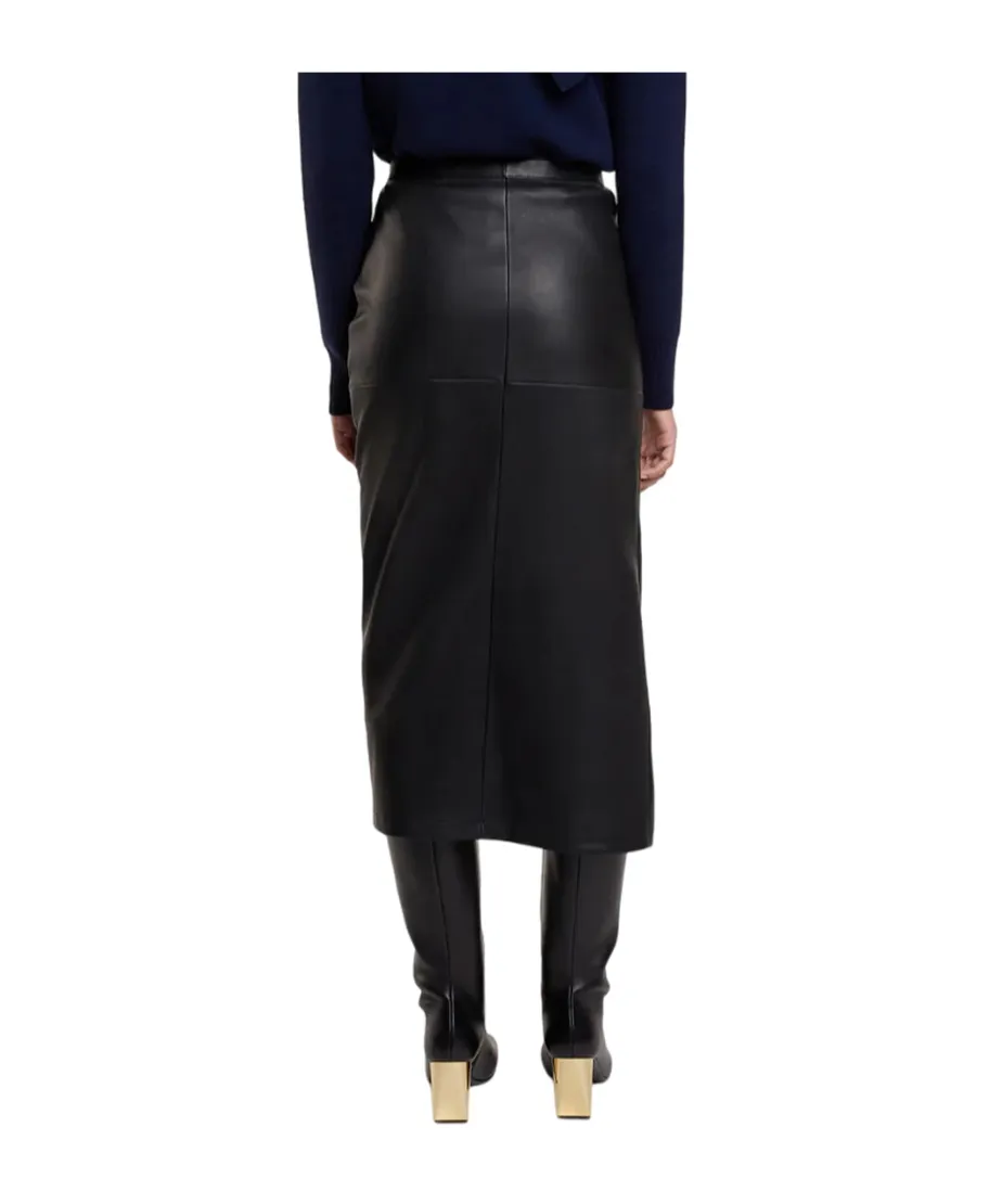 Gathered Detailed Midi Skirt
