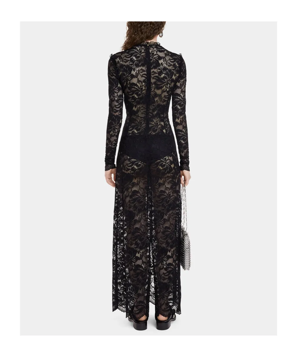 Long Sleeved Lace Maxi Dress