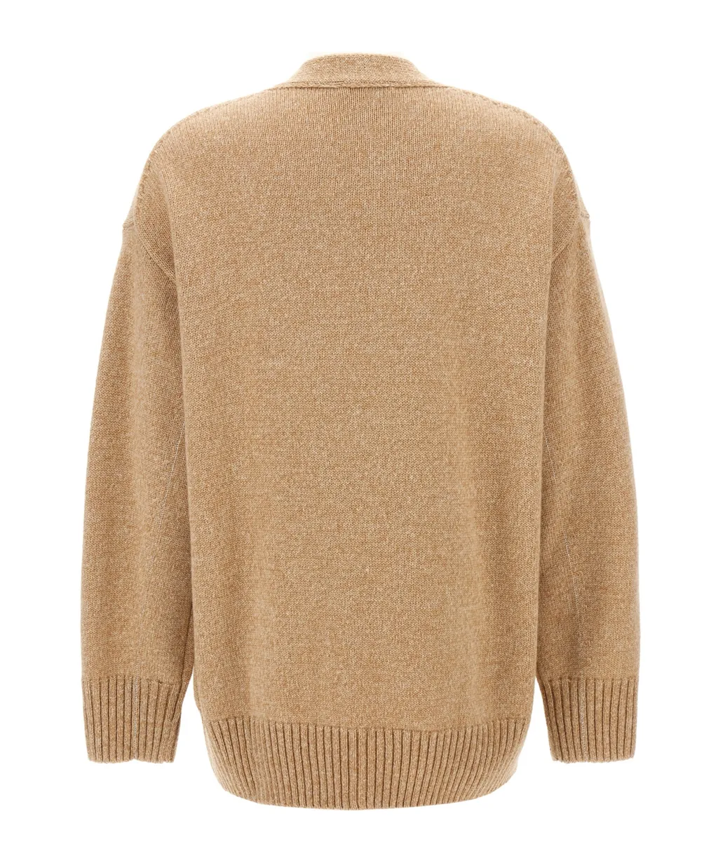 V-Neck Buttoned Cardigan