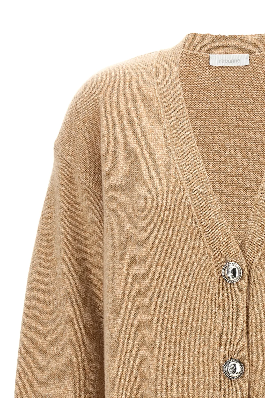 V-Neck Buttoned Cardigan