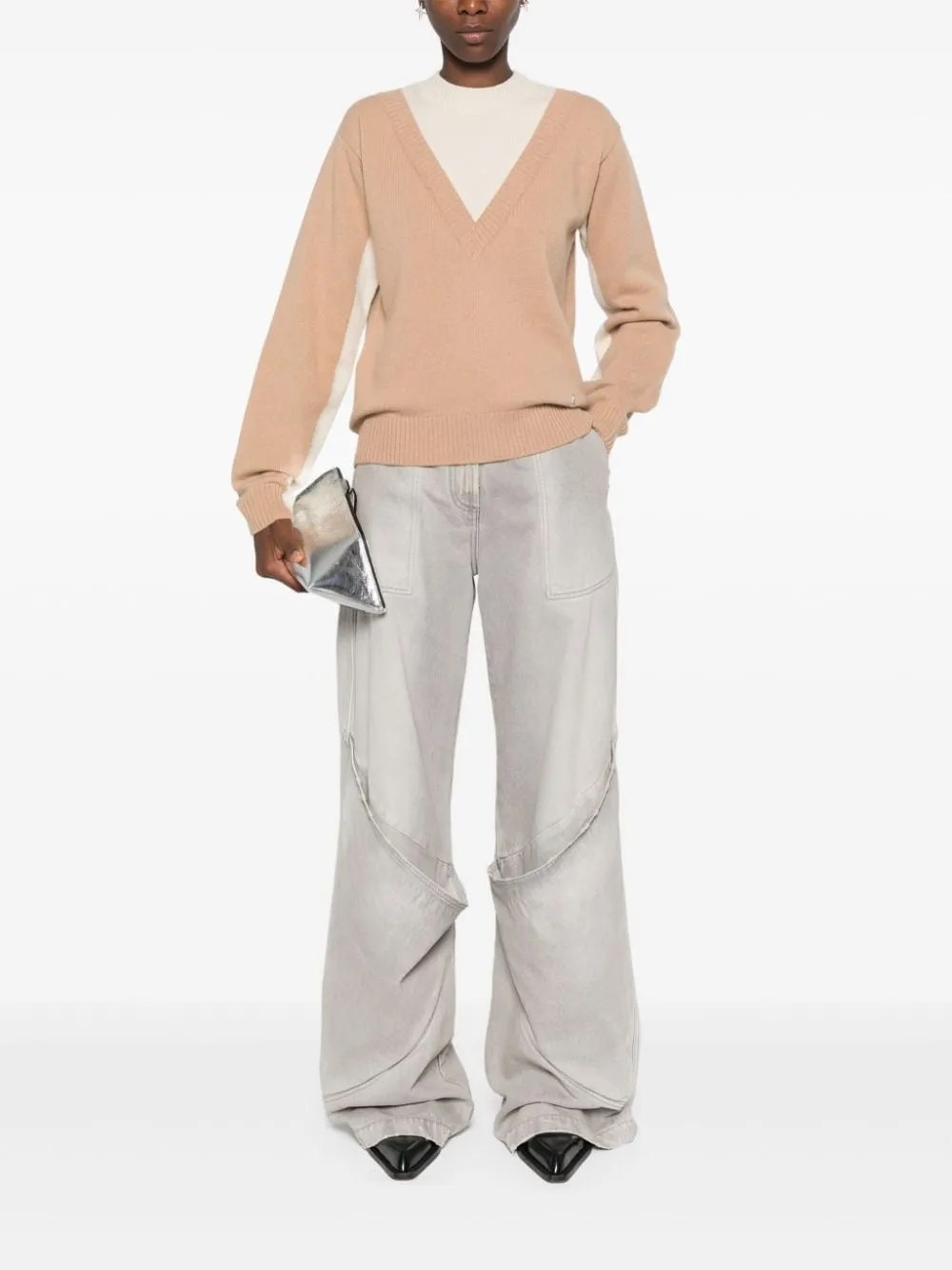 Layered Crewneck Jumper