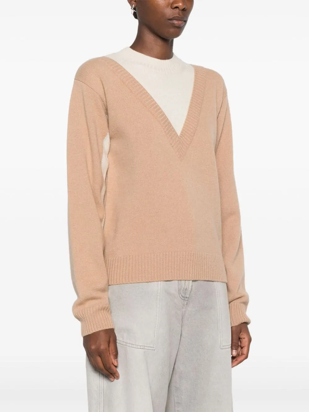 Layered Crewneck Jumper