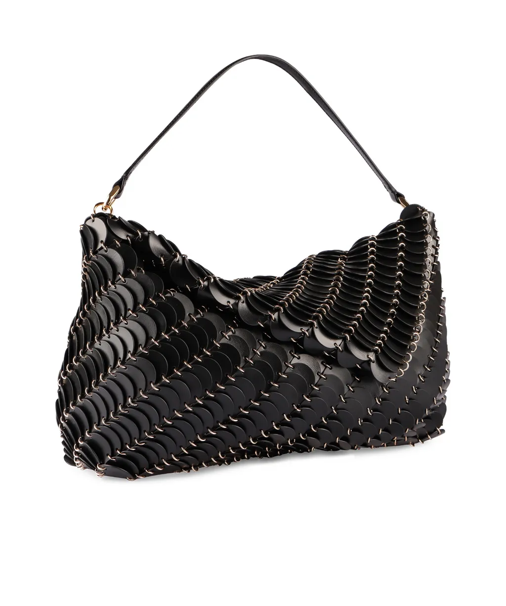 Chainmail Embellished Shoulder Bag