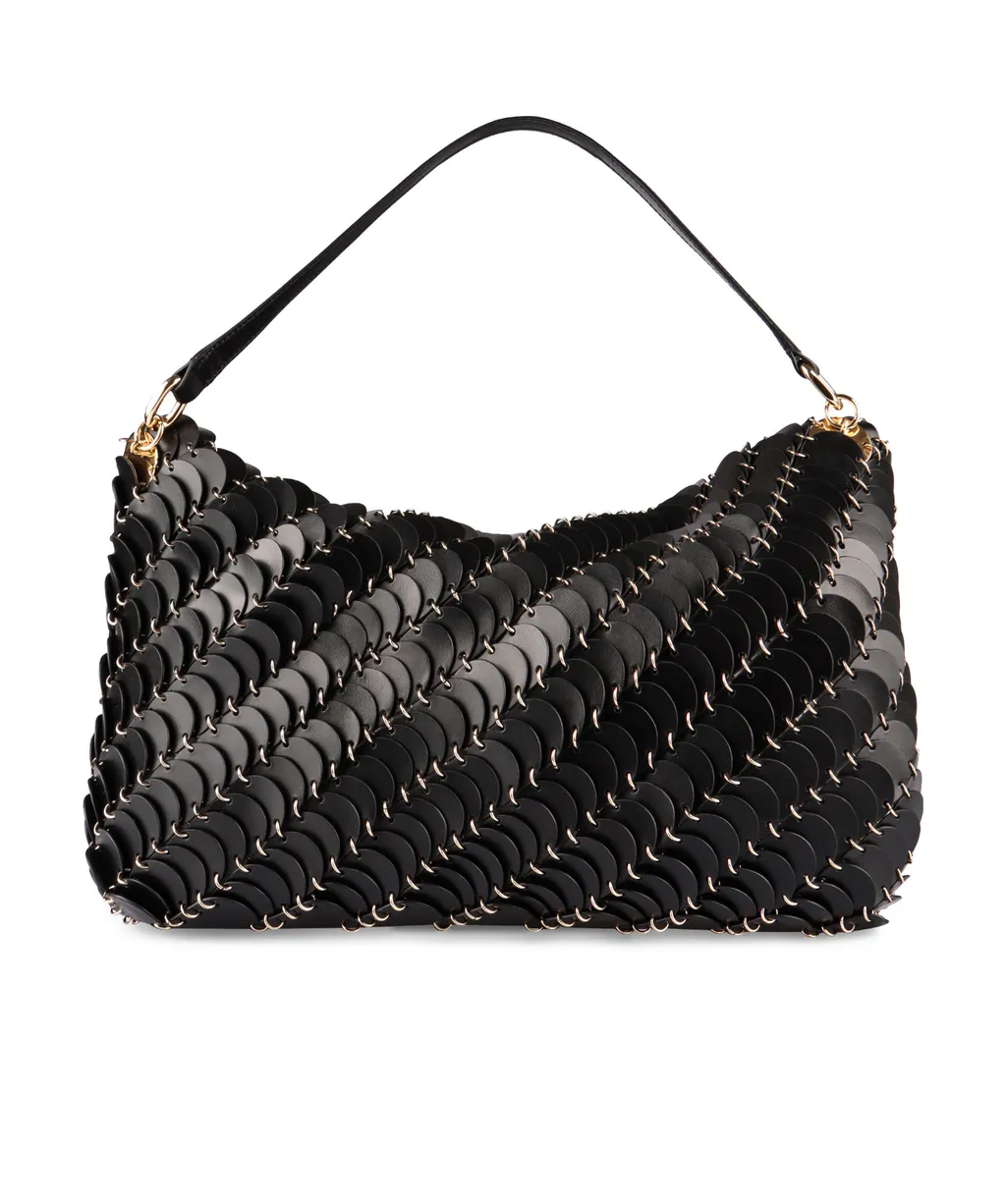 Chainmail Embellished Shoulder Bag