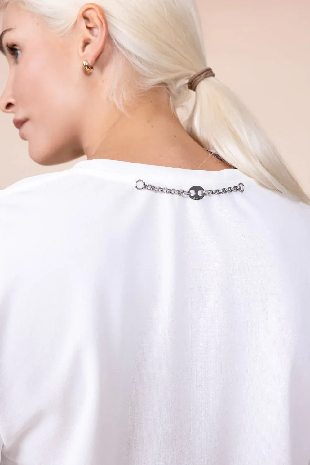 Paillette-Embellished Crepe T-Shirt