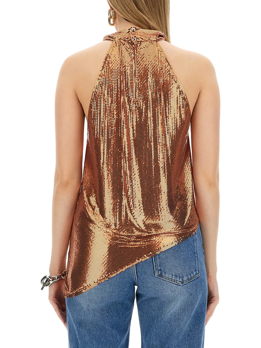 Embellished Asymmetrical Top