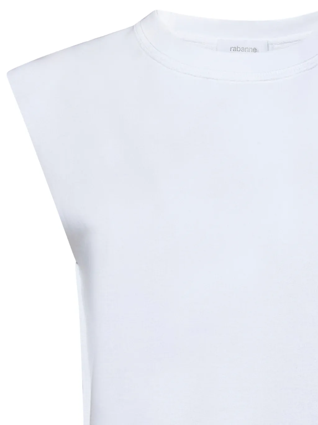 Chain Detailed Crewneck Tank Top