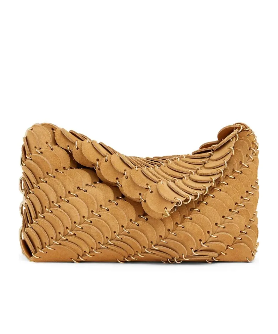 Panelled Chain-Link Shoulder Bag