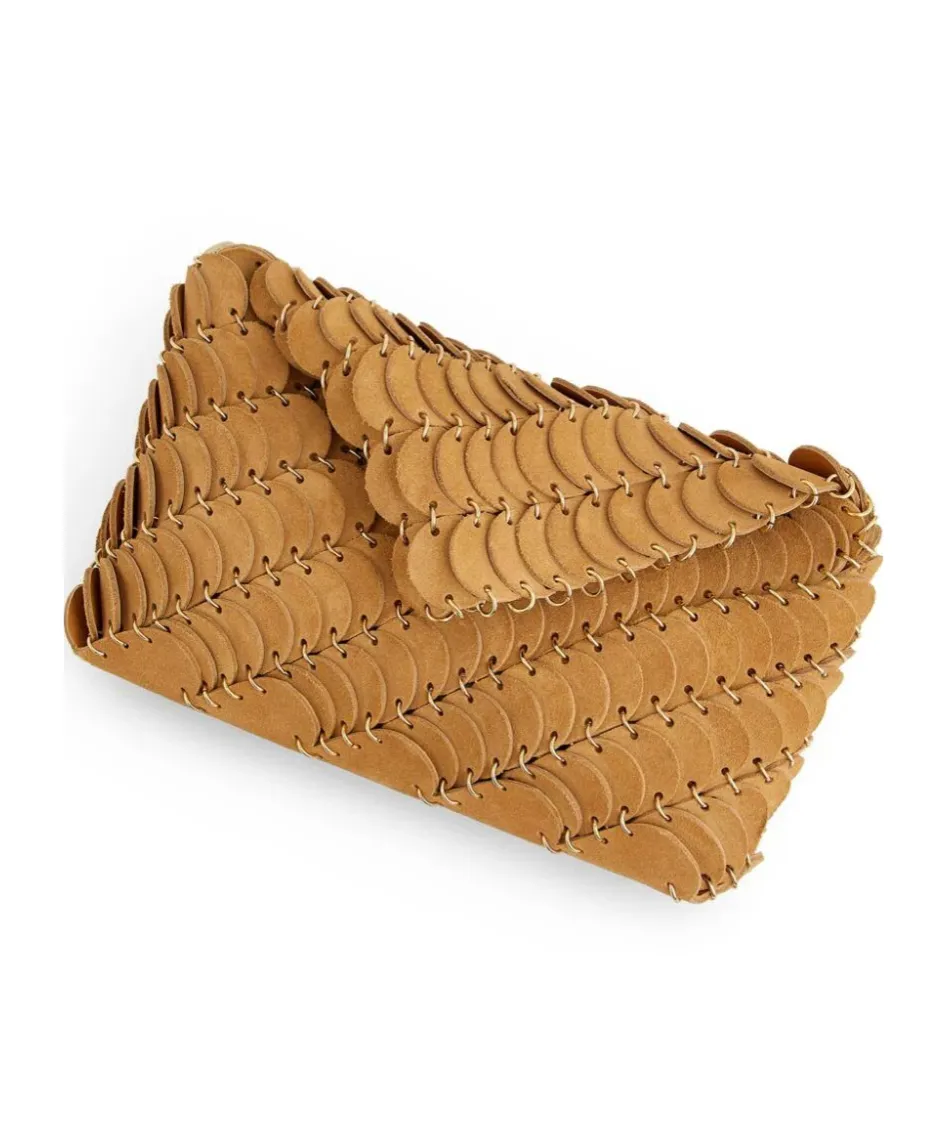 Panelled Chain-Link Shoulder Bag