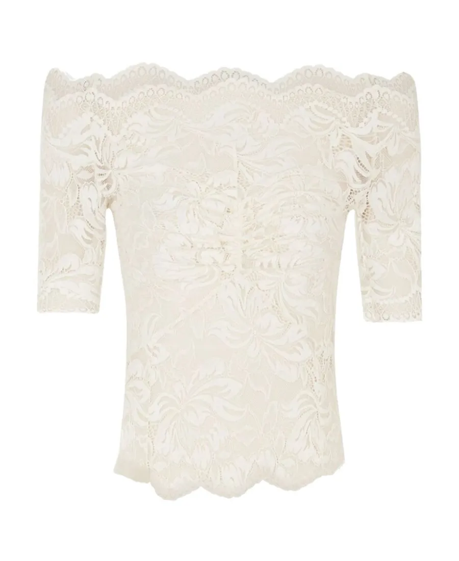Off-Shoulder Lace Top