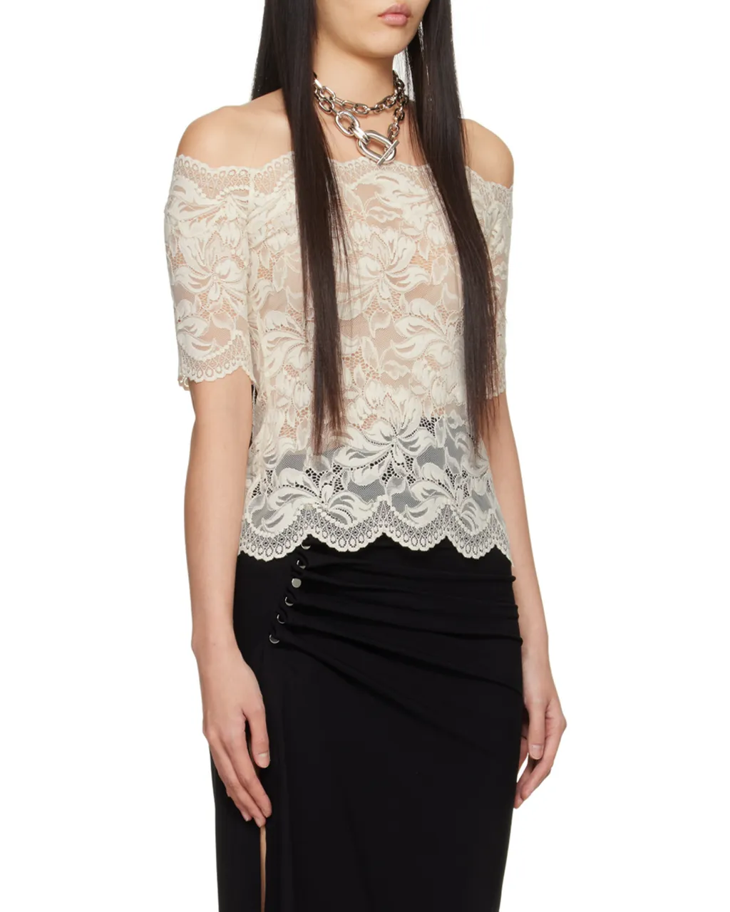 Off-Shoulder Lace Top