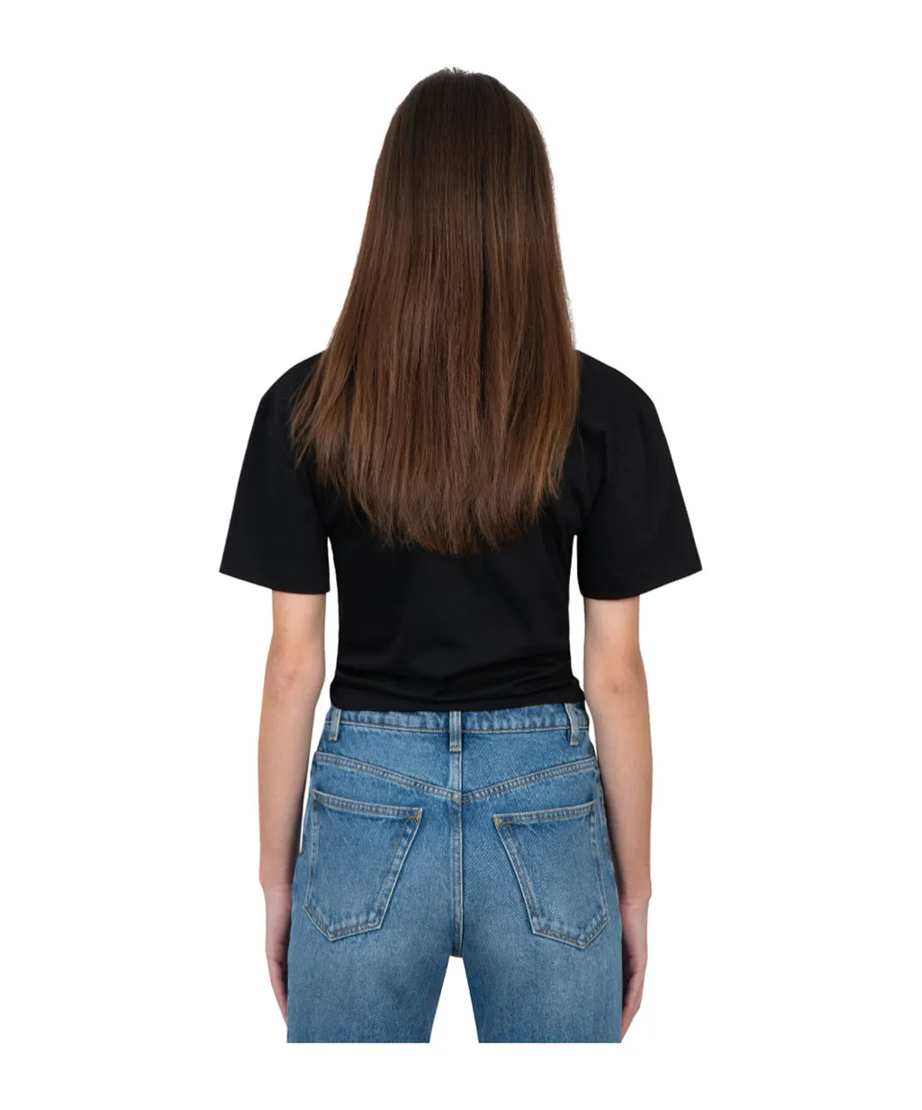 Piercing-Detailed T-Shirt