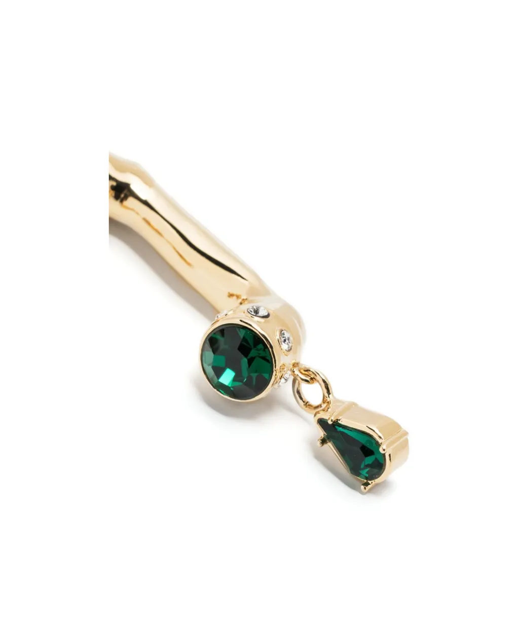 Crystal-Embellished Drop Earring