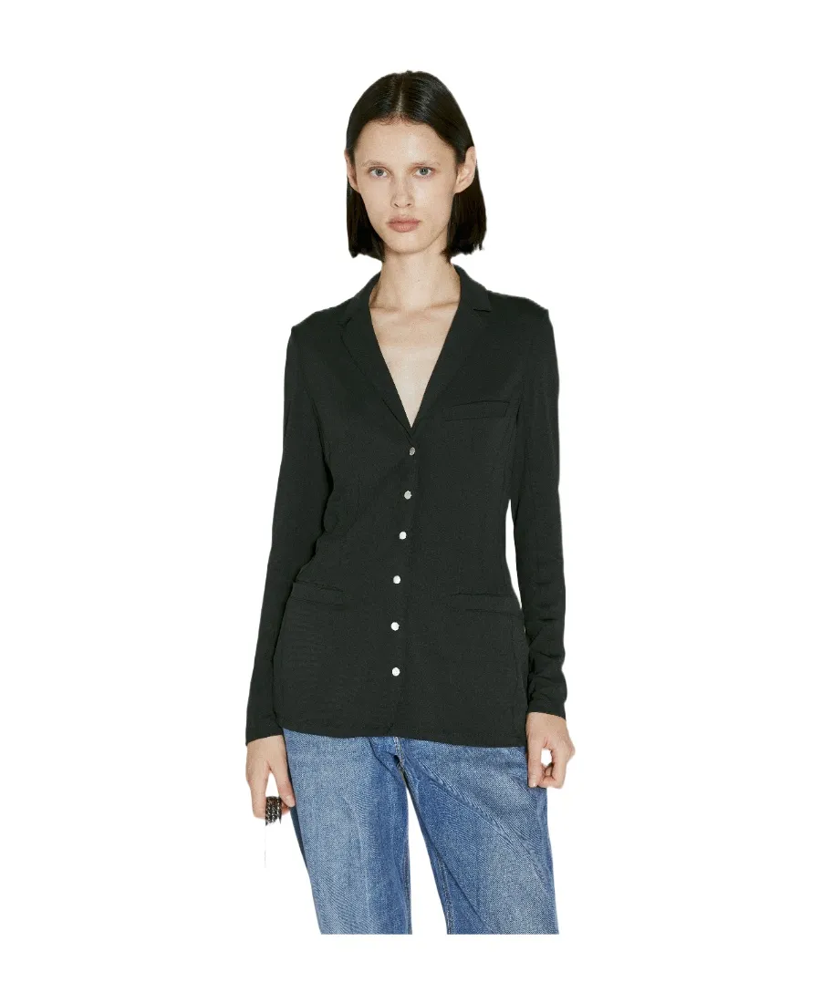 V-Neck Long-Sleeved Shirt