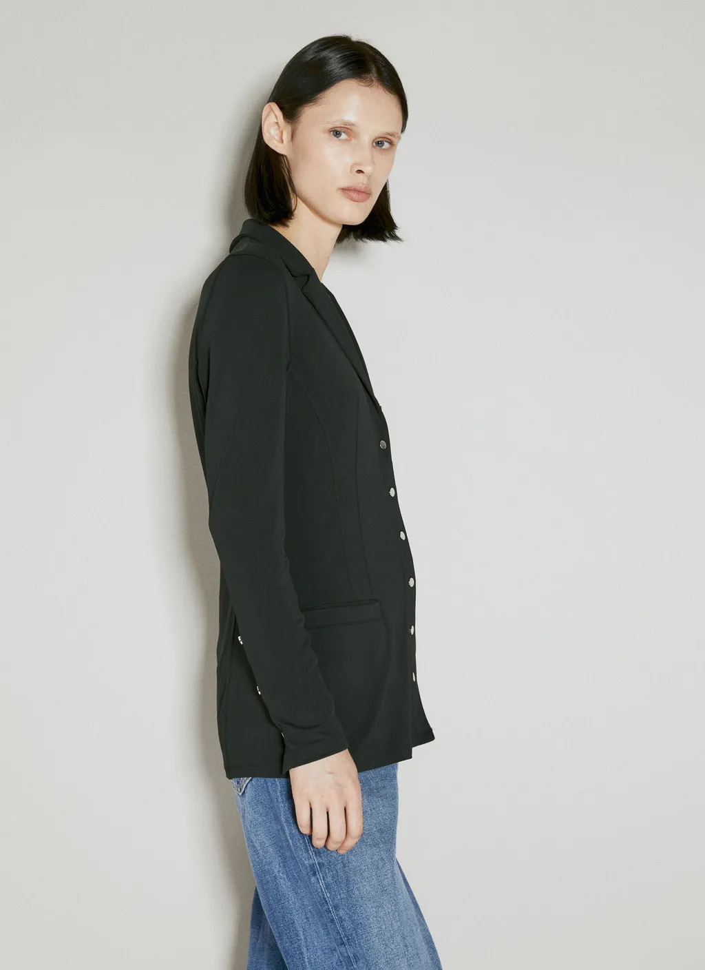 V-Neck Long-Sleeved Shirt