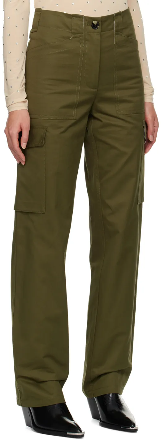 Mid Rise Straight Leg Pants