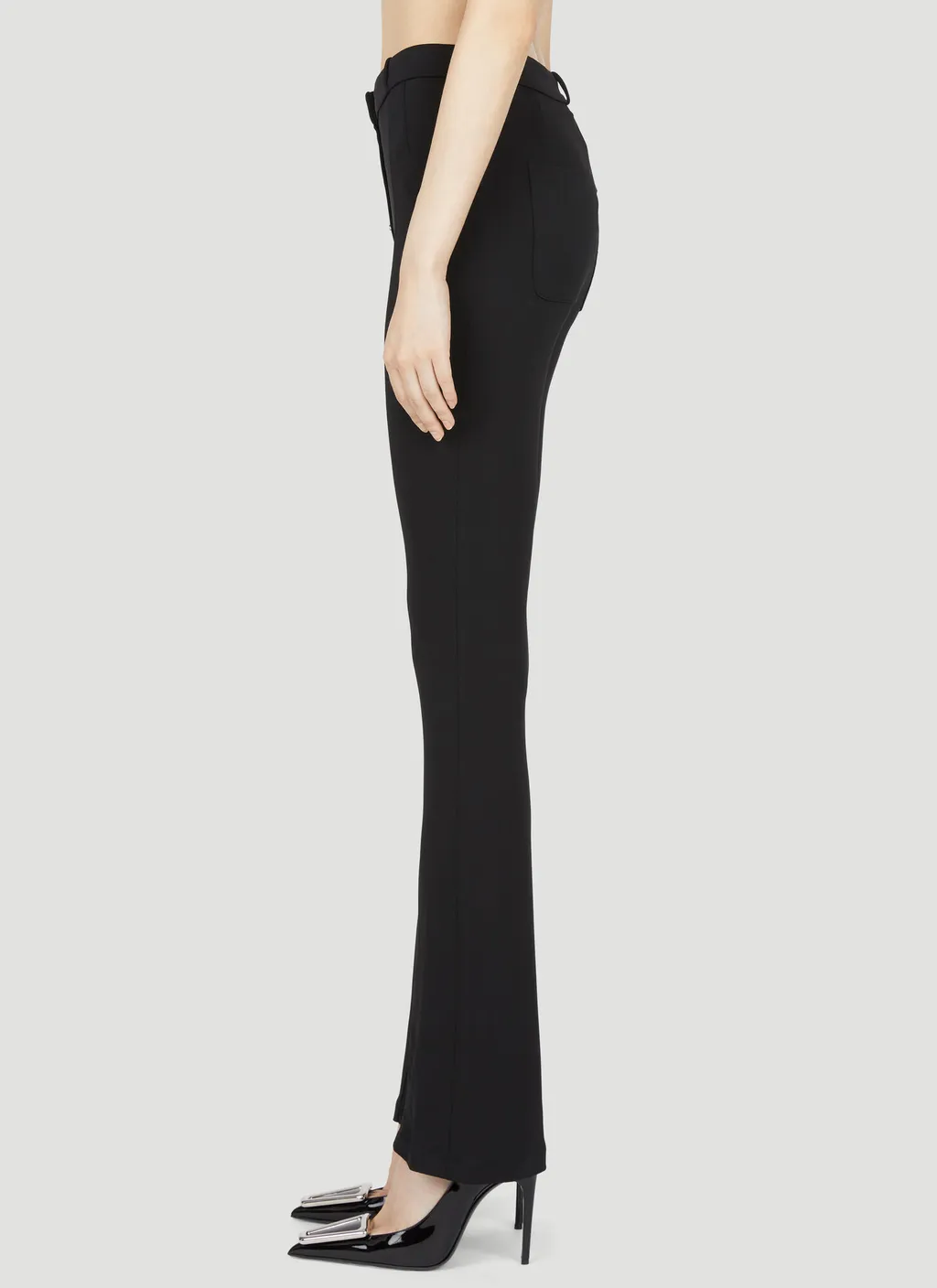 Mid-Waisted Flared Pants
