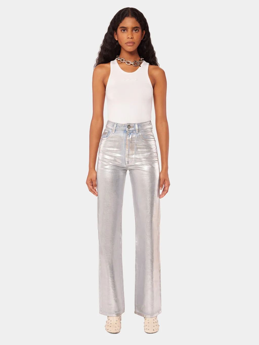 Mid-Rise Straight-Leg Jeans