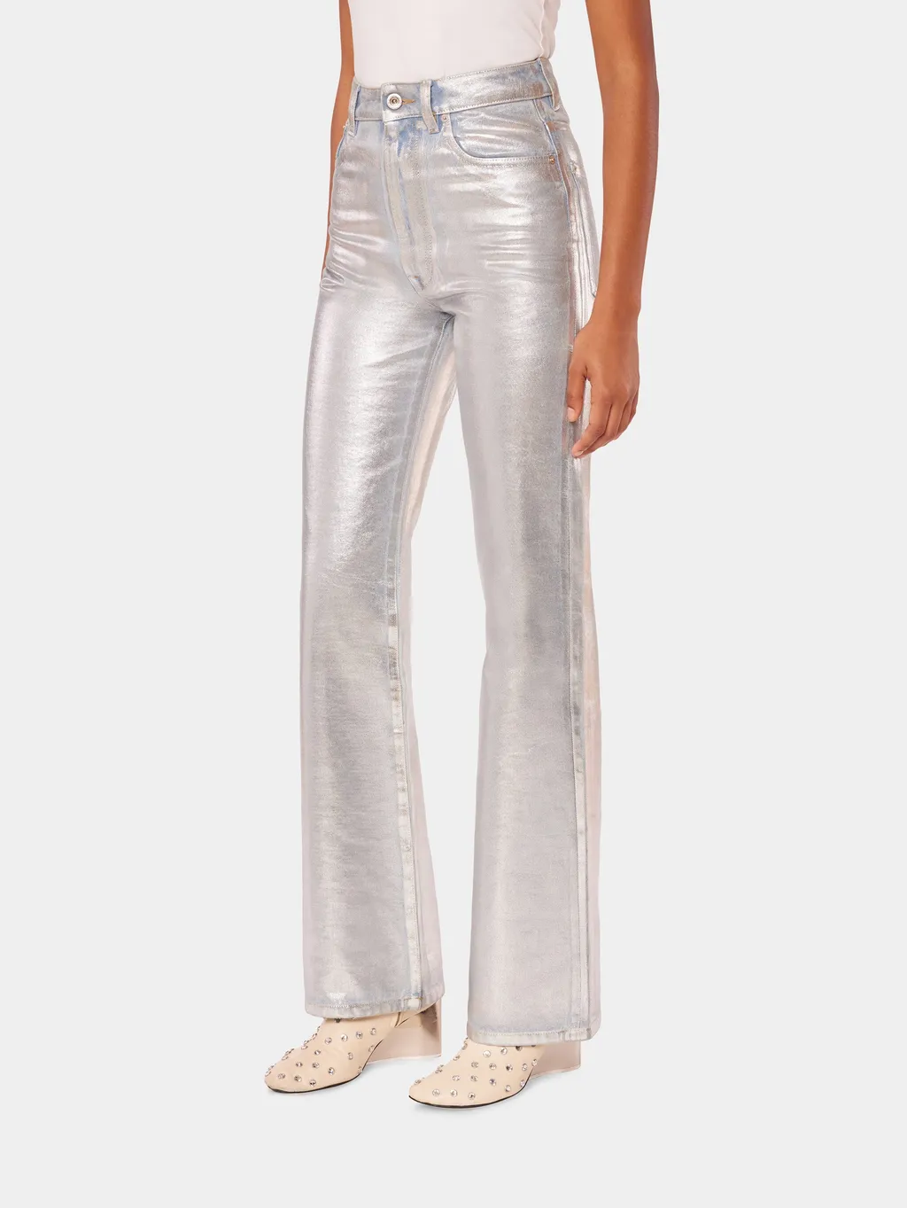 Mid-Rise Straight-Leg Jeans
