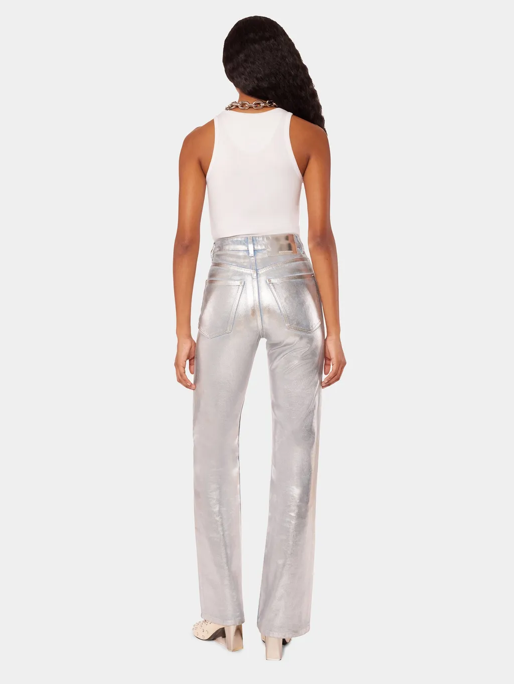 Mid-Rise Straight-Leg Jeans