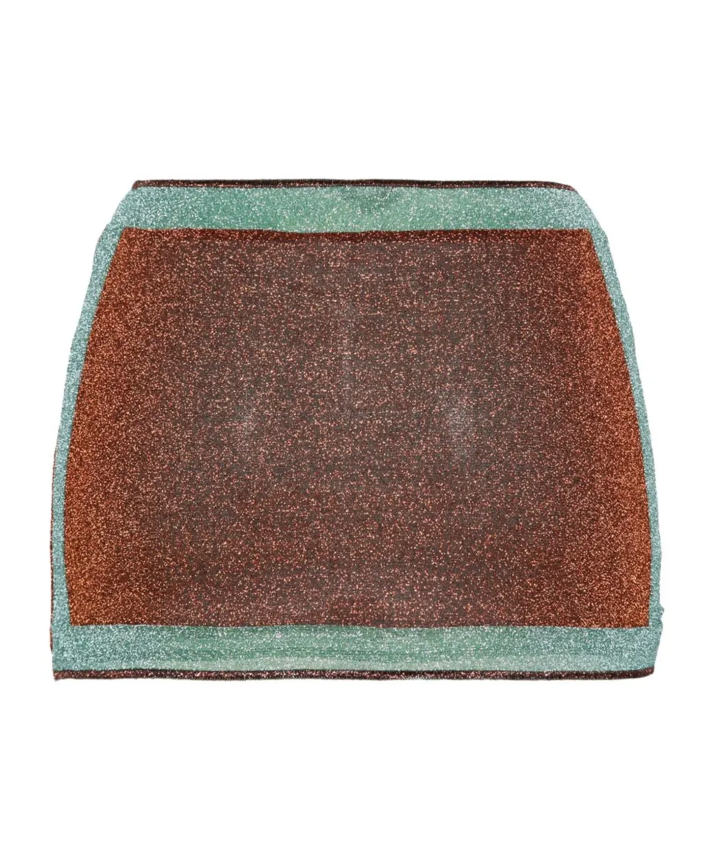 Colorblock Mini Skirt