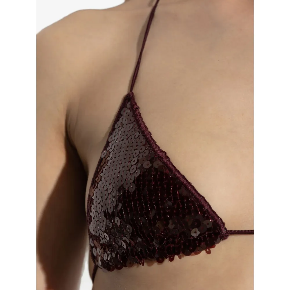 Sequined Two-Piece Swimsuit