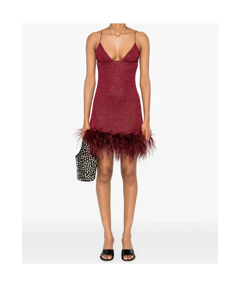 LumiÈRe Plumage Mini Dress