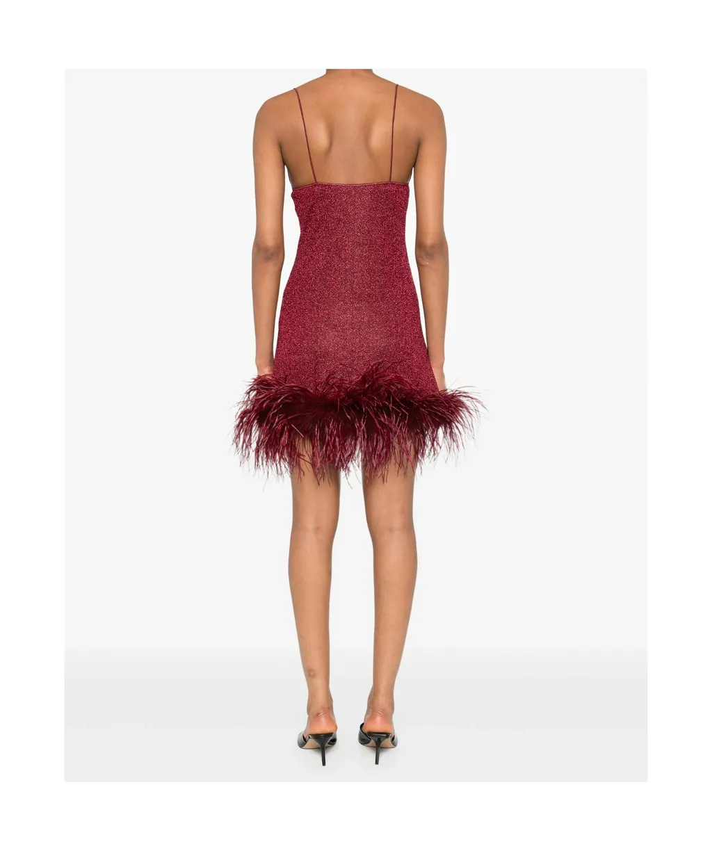 LumiÈRe Plumage Mini Dress