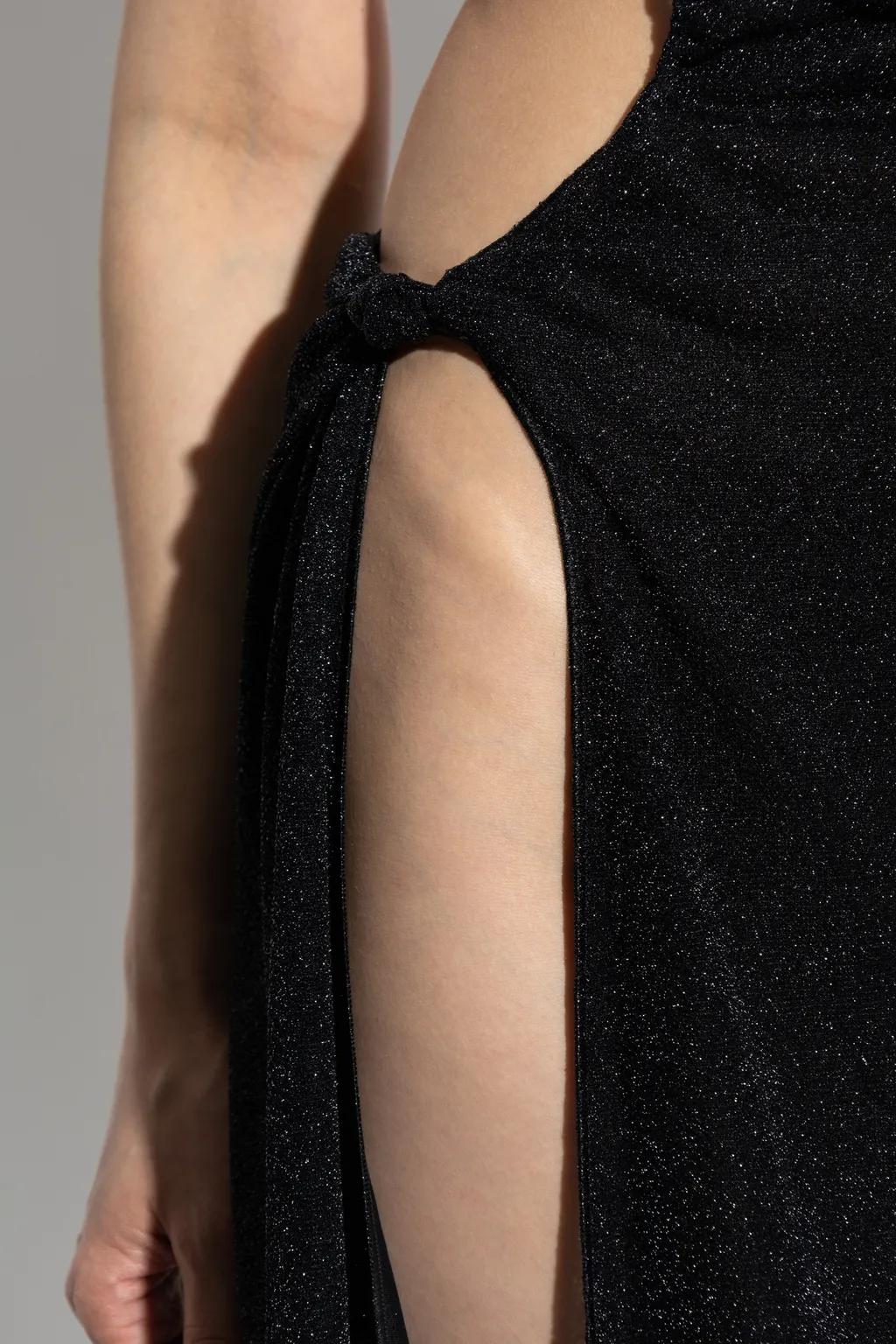 Ruched Halterneck Maxi Dress