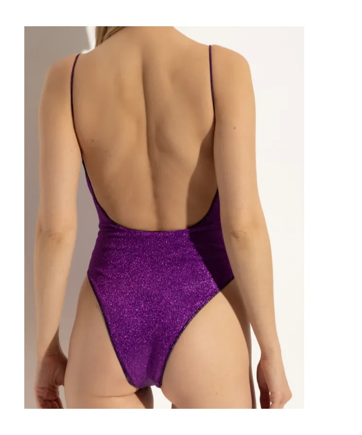Glitter-Detailing Swimsuit