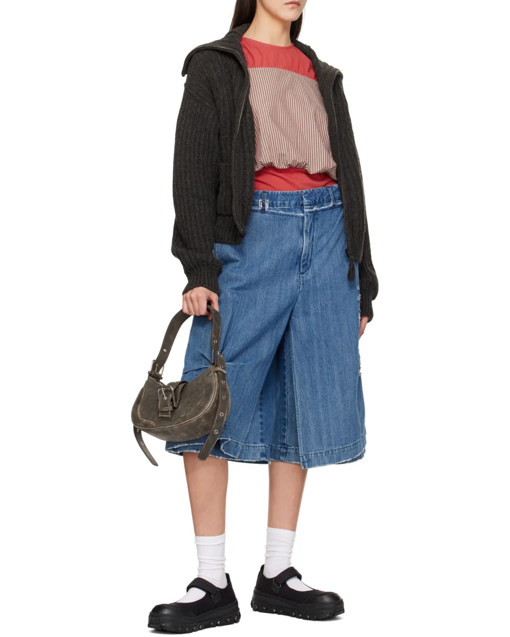 Broc Le Zipped Shoulder Bag