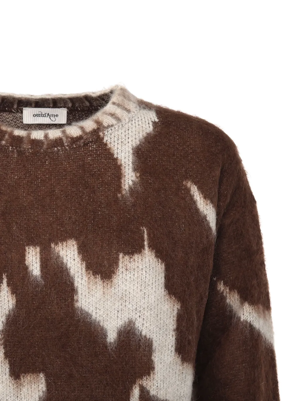 Patterned Crew Neck Knitwear