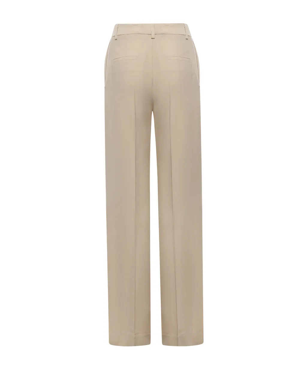 High-Waist Straight-Leg Pants