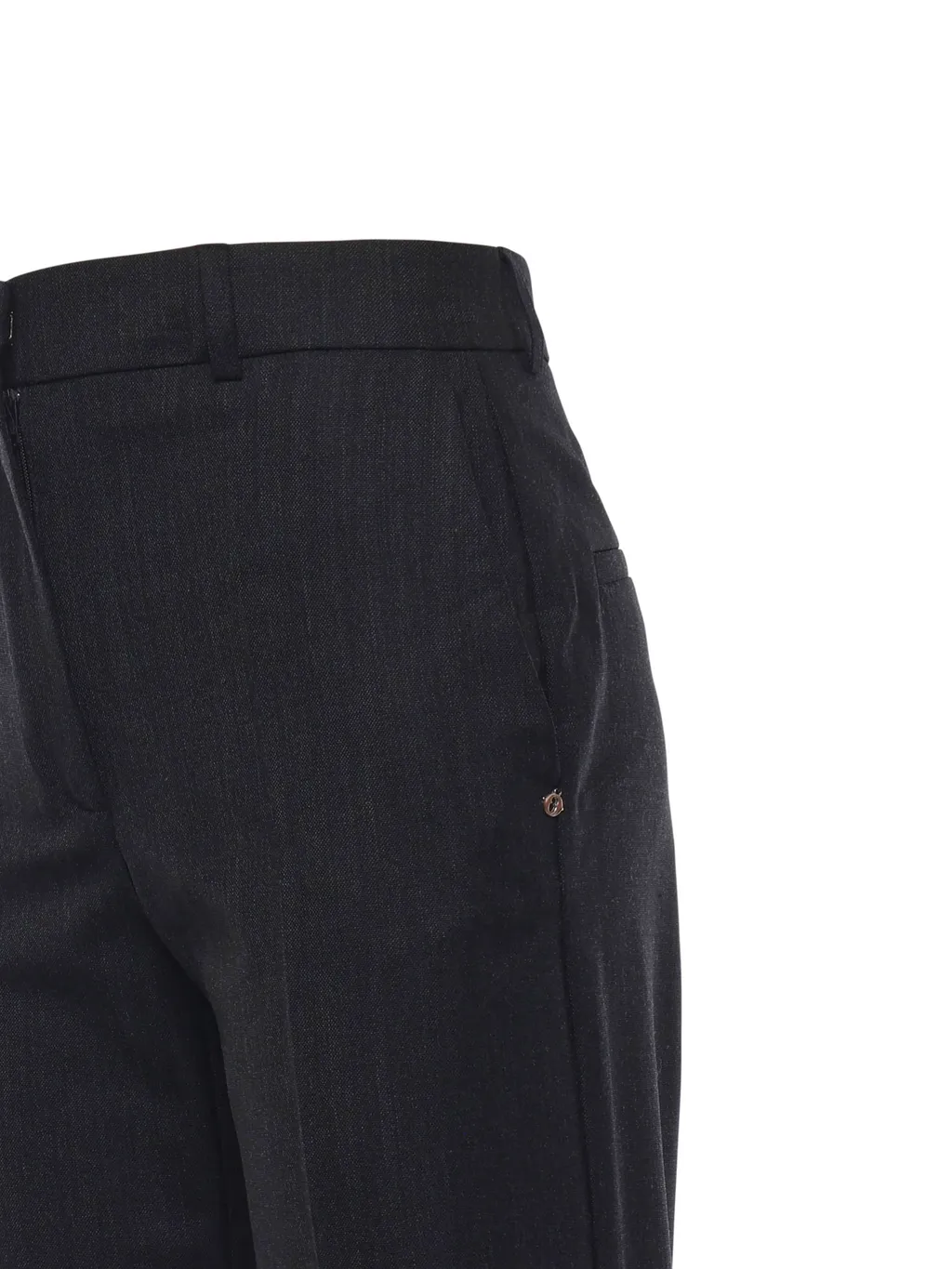 Belted Wide-Leg Pants