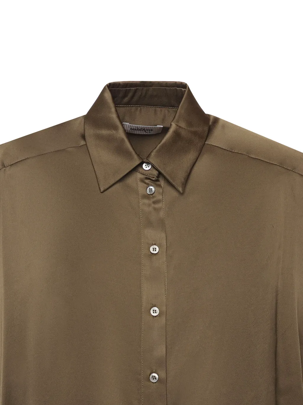 Buttoned Long-Sleeve Top