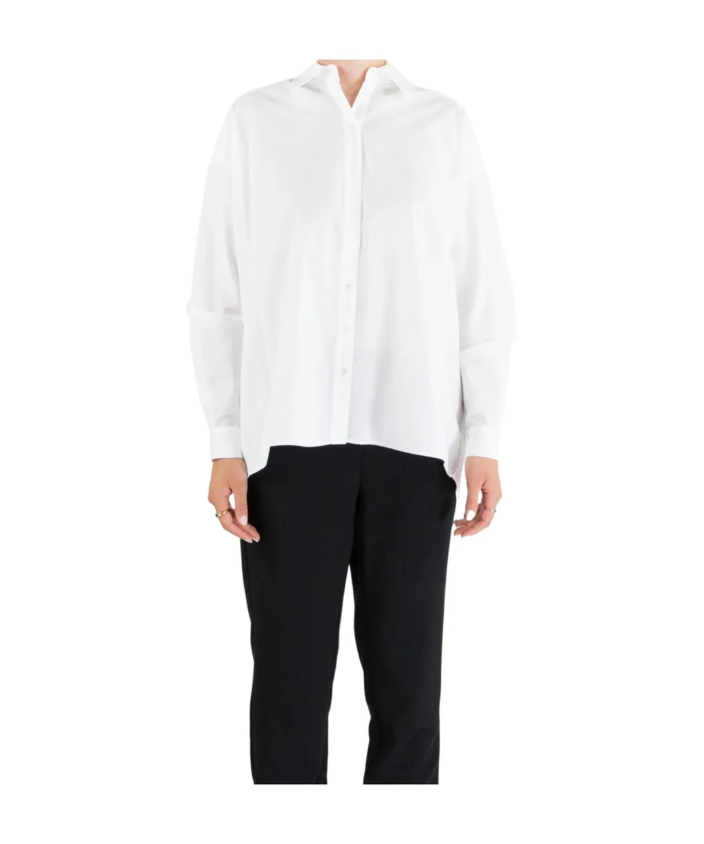Button-Up Long Sleeve Top