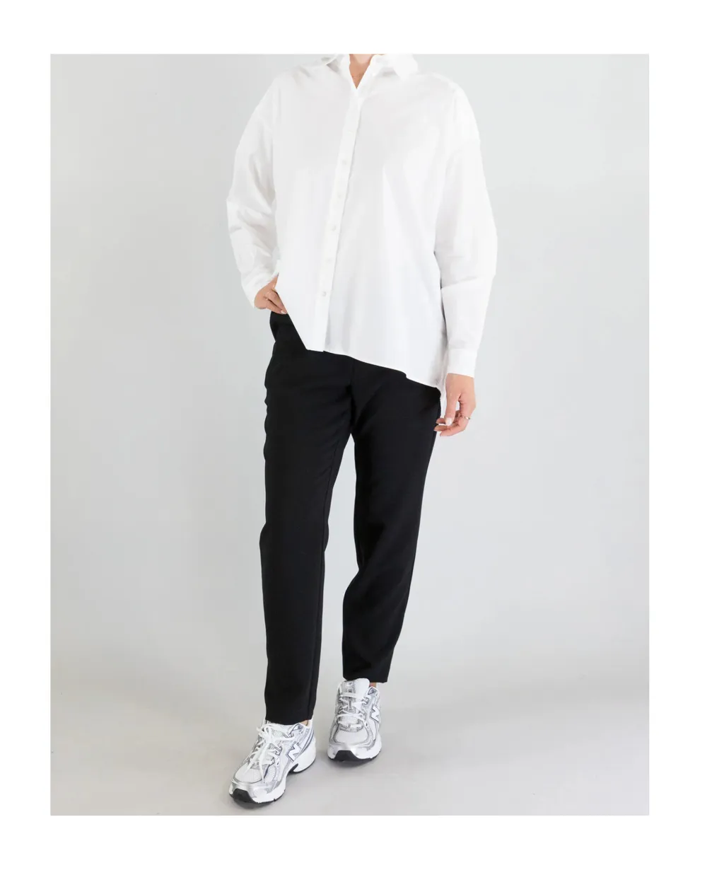 Button-Up Long Sleeve Top