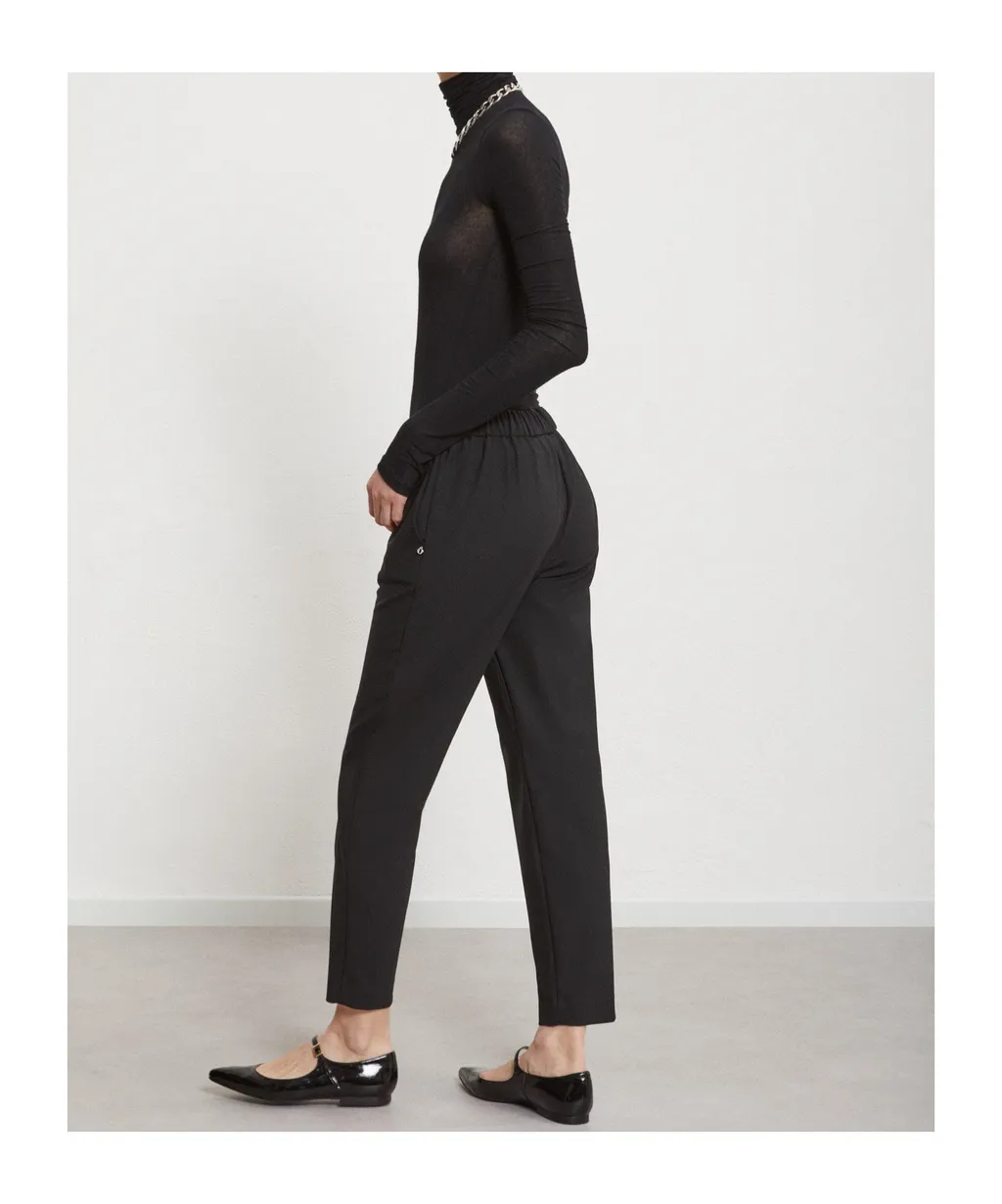 Elastic Waist Casual Pants
