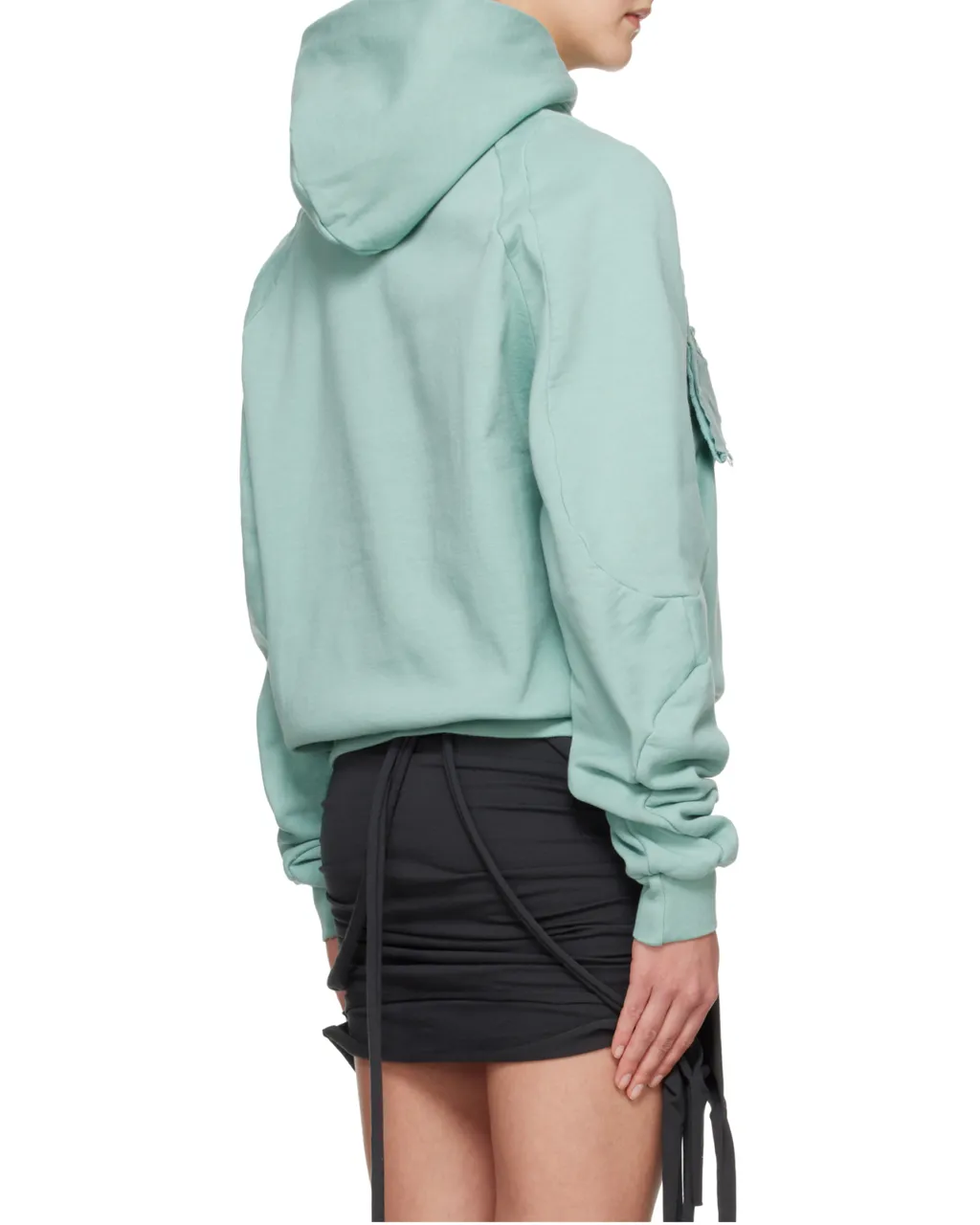 Distressed Multiline Hoodie