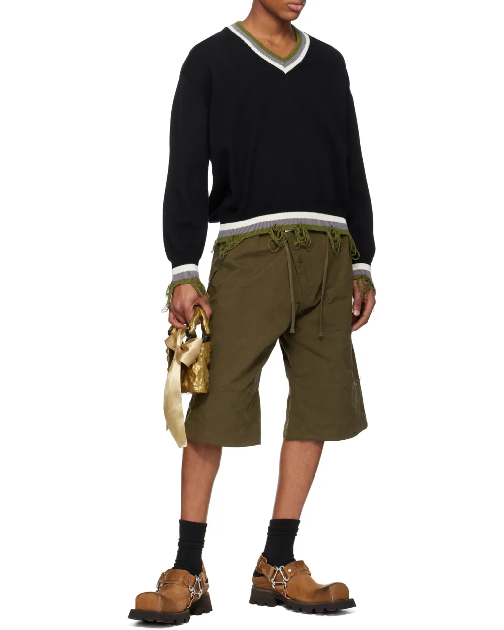 Organic Cotton V-Neck Sweater