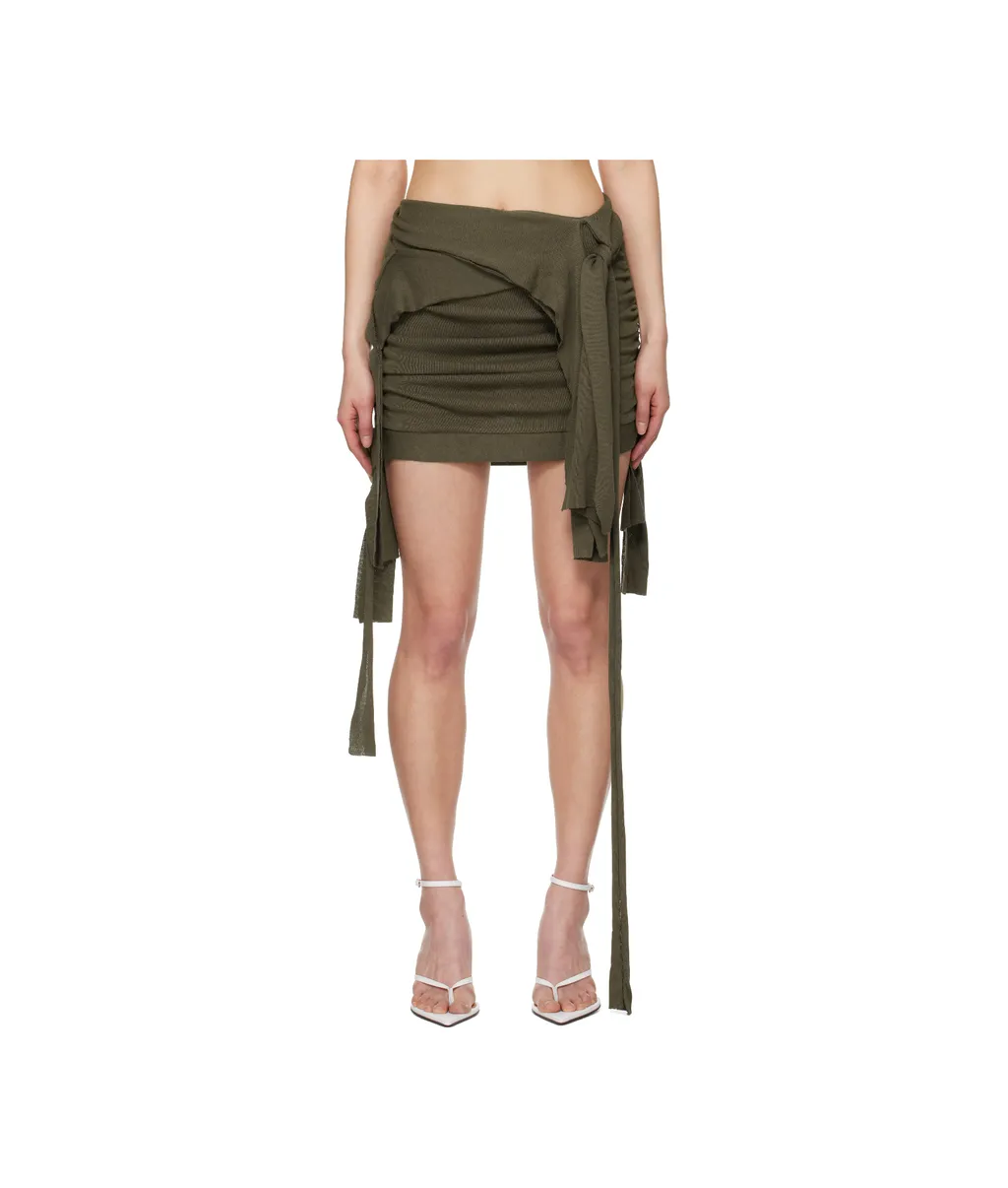 Drape Lounge Mini Skirt