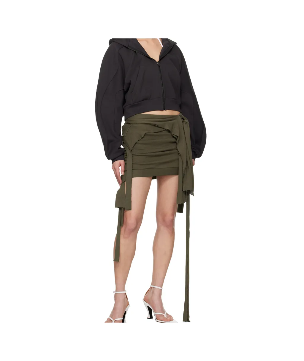 Drape Lounge Mini Skirt