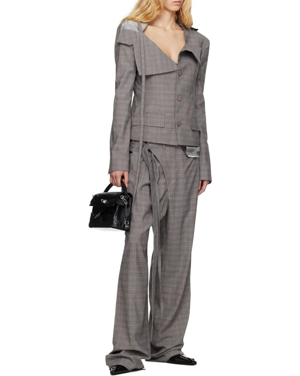 Checked Trousers