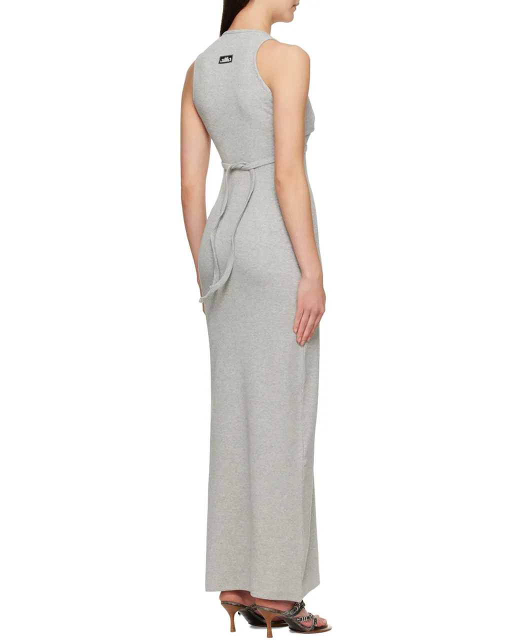 Sleeveless Asymmetric Maxi Dress
