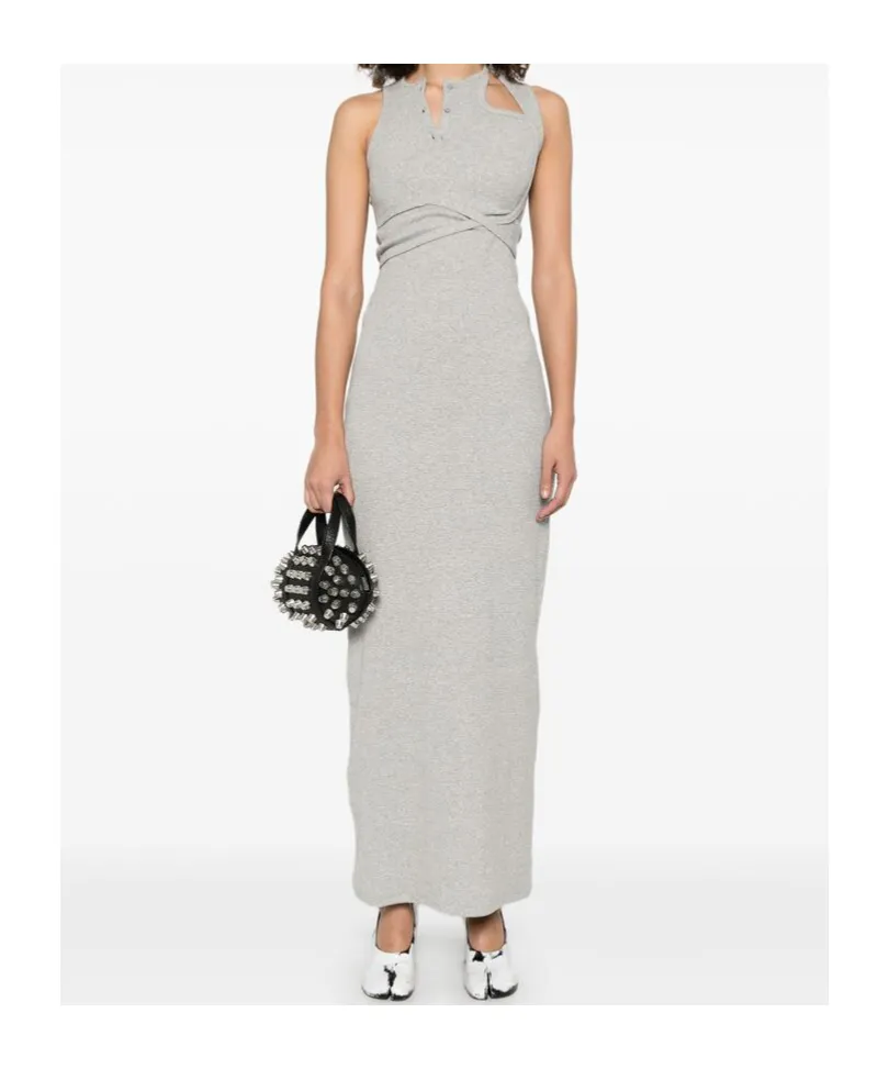 Sleeveless Asymmetric Maxi Dress