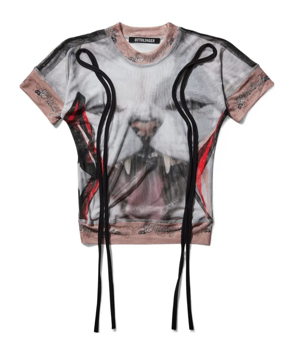Mesh Graphic T-Shirt