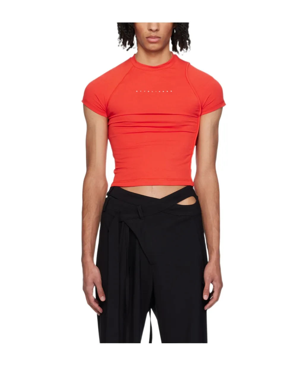 Layered Logo-Print T-Shirt
